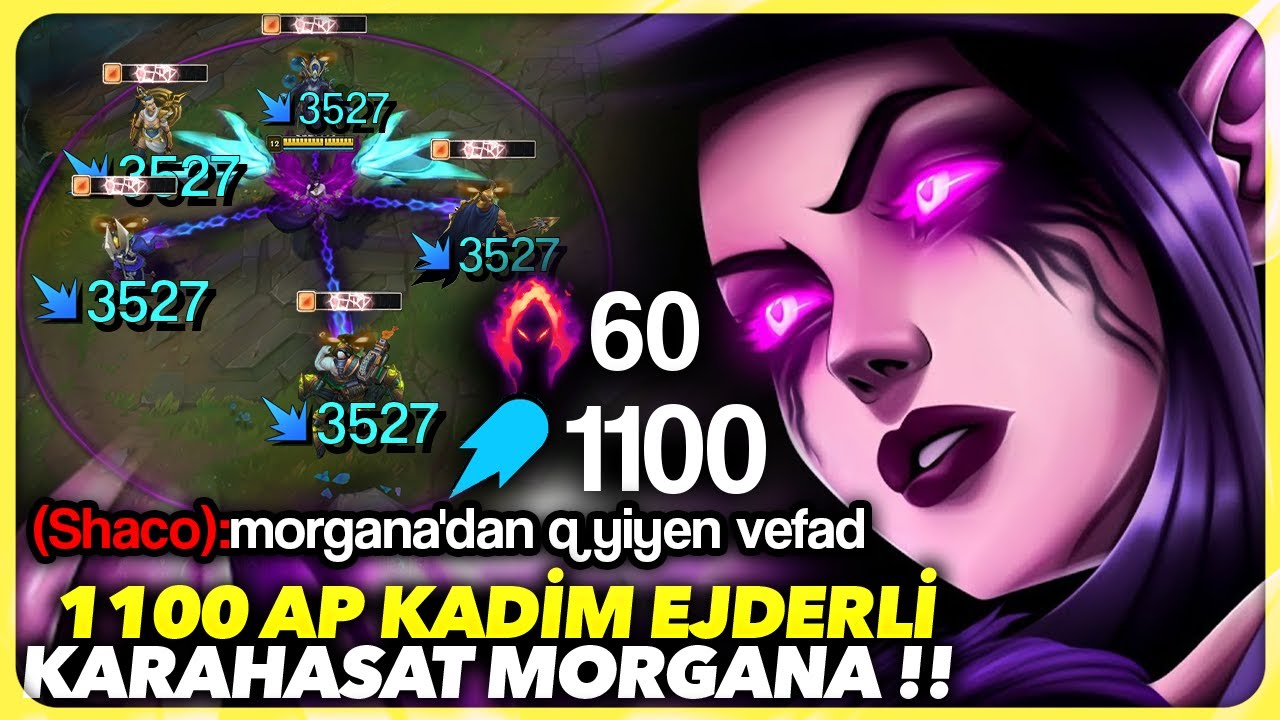 1100 AP KARAHASAT + KADİM EJDERLİ MORGANA !! NEXUS'A KADAR GELDİLER EFSANE MAÇ !! | Ogün Demirci
