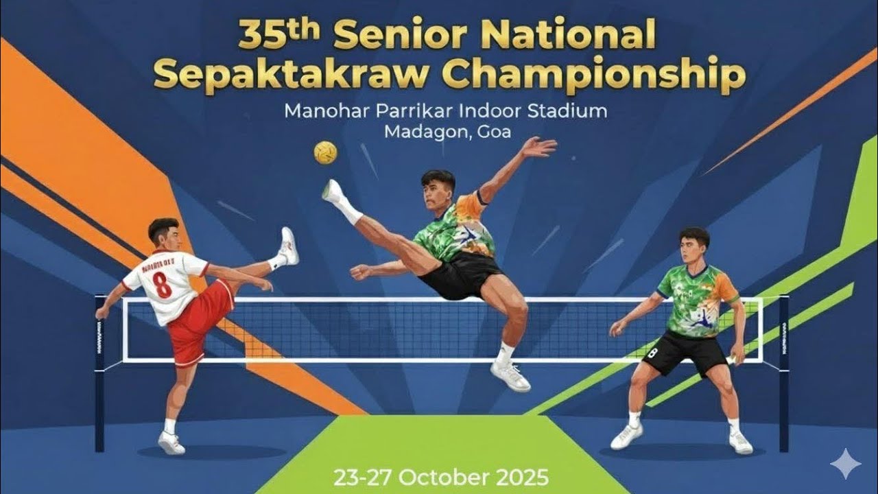 35th Senior National Sepaktakraw Championship 2025 Quad Men's group match UP Vs Odisha 27.10.2025