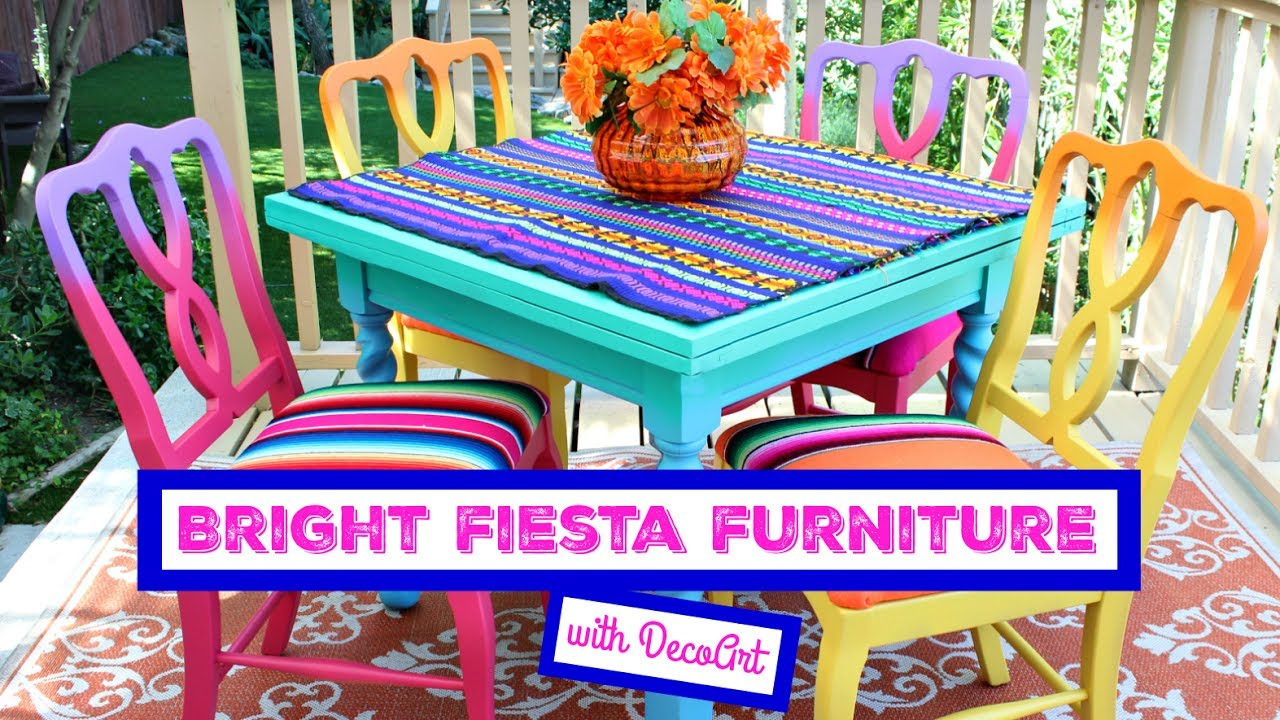 HOW TO: Bright Fiesta Furniture | DecoArt®