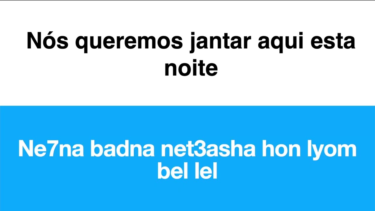 AULA DE ÁRABE PARA CONVERSAÇÃO, APRENDA ÁRABE MAIS RÁPIDO #008