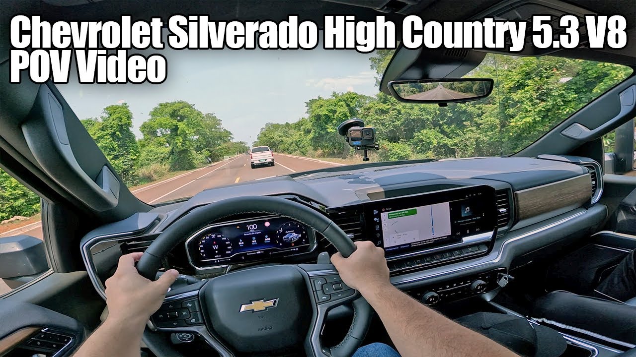 CHEVROLET SILVERADO HIGH COUNTRY 5.3 V8 - BRAZILIAN POV VIDEO