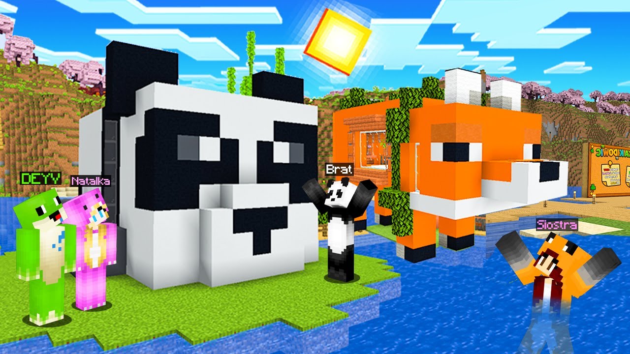 Oto NOWE DOMKI MŁODSZEGO RODZEŃSTWA na KIDOWICACH w Minecraft!