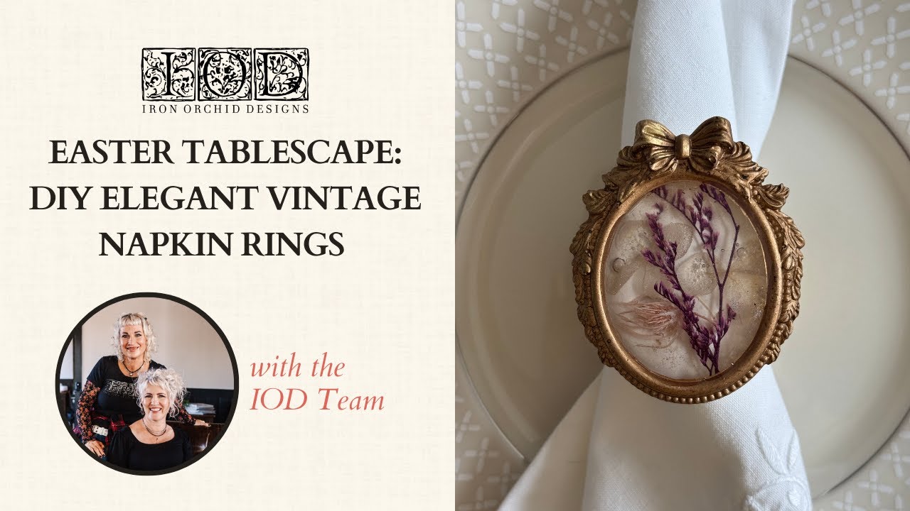 Easter Tablescape: DIY Elegant Vintage Napkin Rings