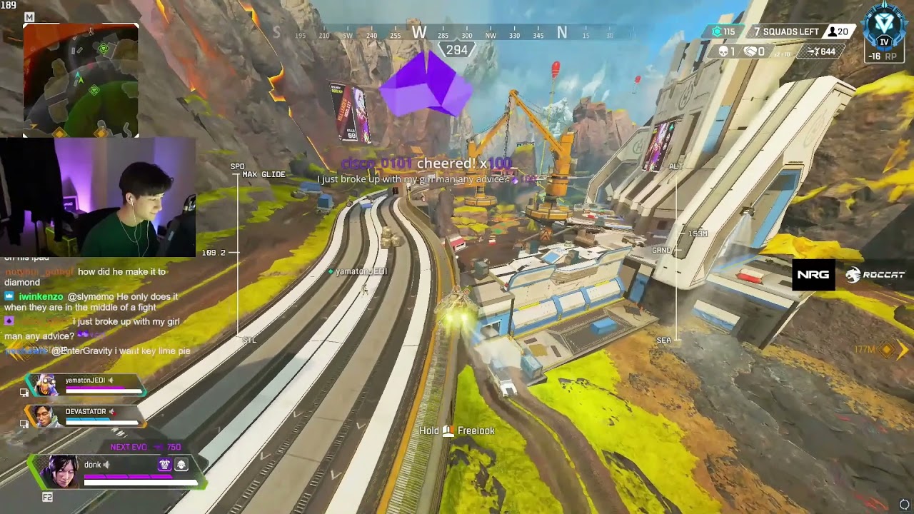 Aceu MUTES Crypto Teammate In Apex Ranked! (Credit @Aceu)