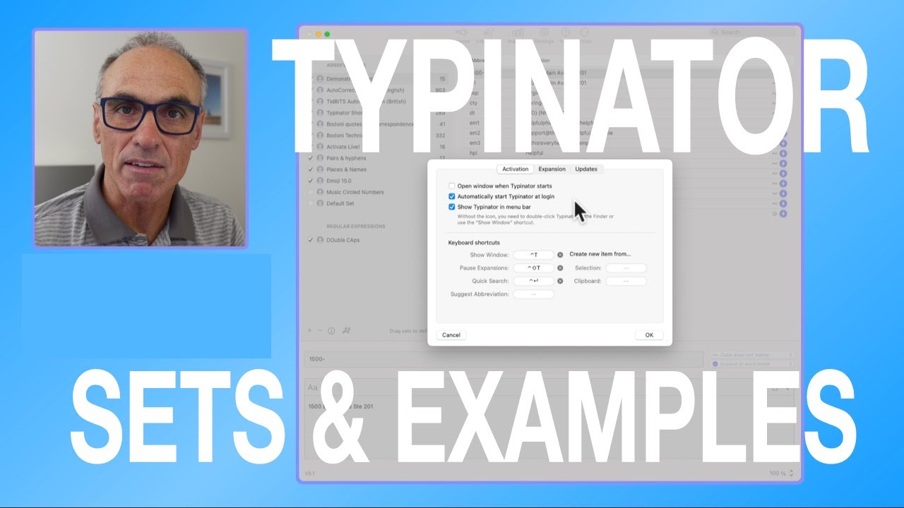 Typinator - Sets & Examples
