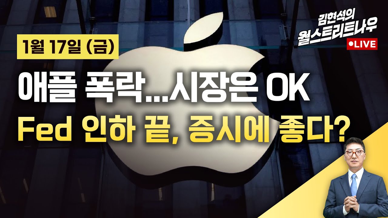 [김현석의 월스트리트나우-1월17일] Fed 인하 종료, 증시에 괜찮다?