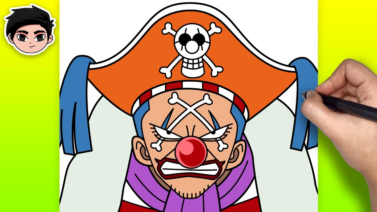 Como Dibujar Buggy (One Piece)