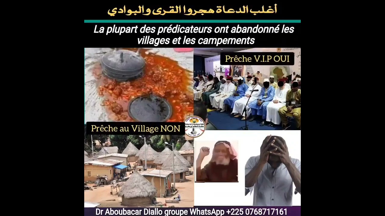 Dr.Aboubacar Diallo La plupart des predicsteurs ont abandonne les villages et les campements
