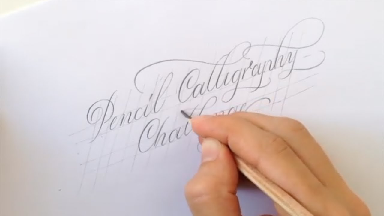 Hand writing with Pencil | Pencil Calligraphy