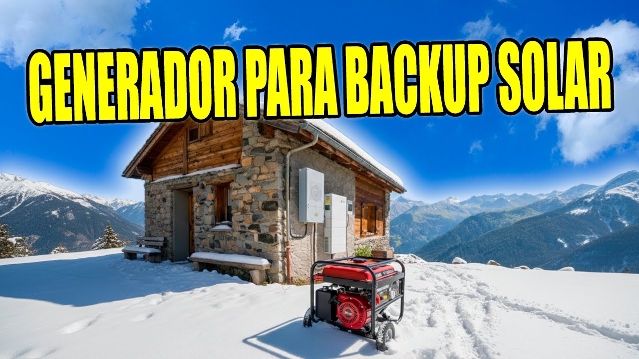 Cómo elegir el mejor generador de respaldo para una instalación solar