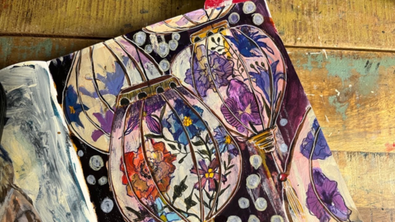 Watch Me Create a Mixed Media Artwork 🖌️ | Full-Length Art Session