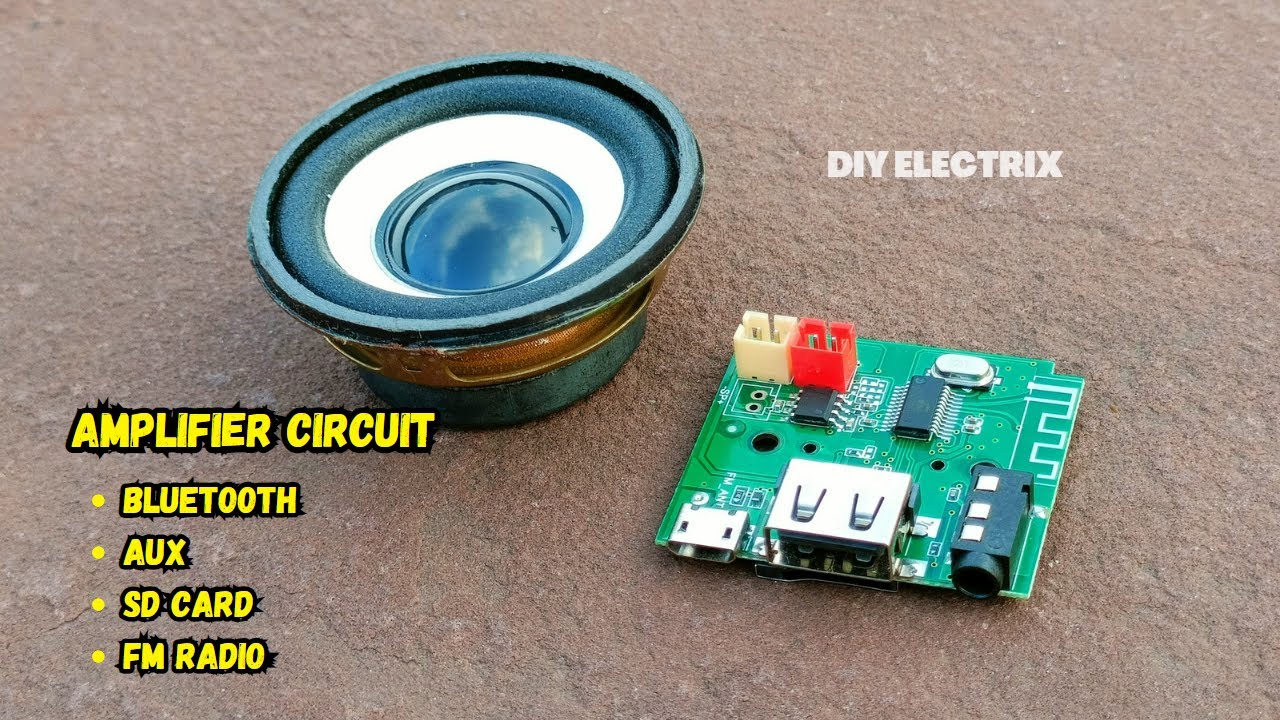 Proyecto electr&oacute;nico sencillo: circuito amplificador de audio