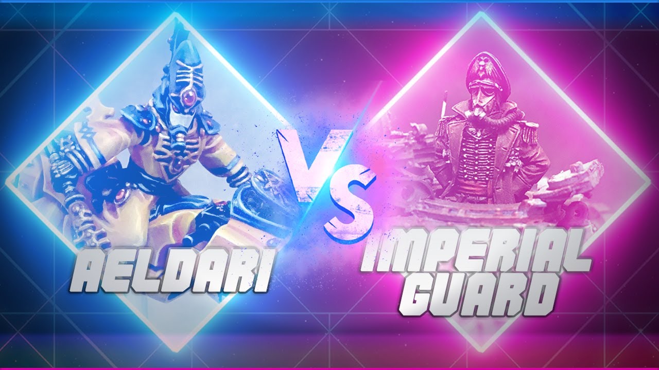 ASTRA MILITARUM vs ELDAR | Warhammer 40k Battle Report