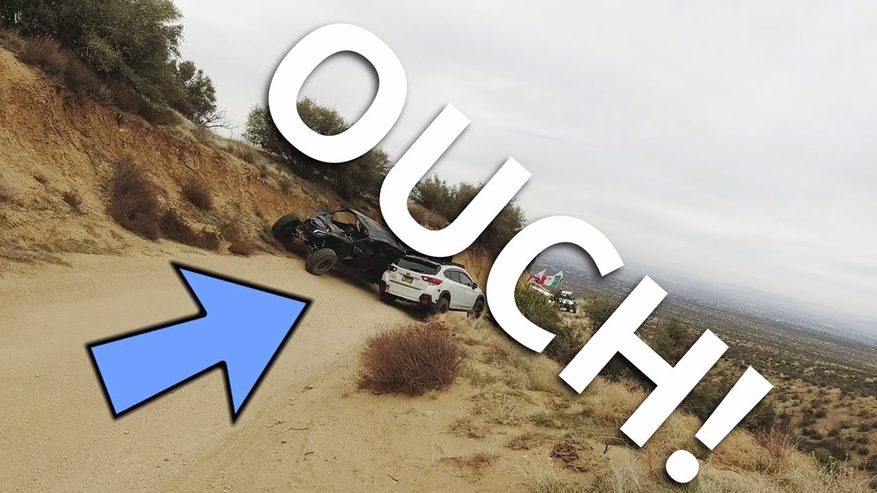 POV Subaru Crosstrek Off Roading (Mt Baldy pt 2) I GOT HIT!!!