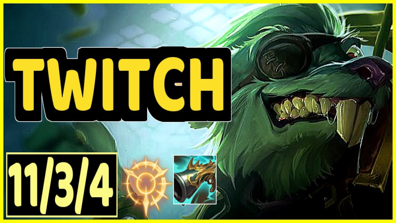 TWITCH VS NILAH - 11/3/4 KDA ADC GAMEPLAY