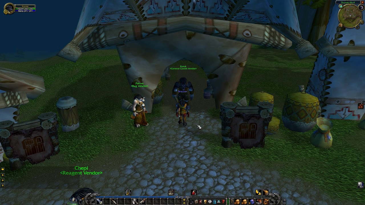 Thunder Bluff General Goods Vendor, WoW Classic