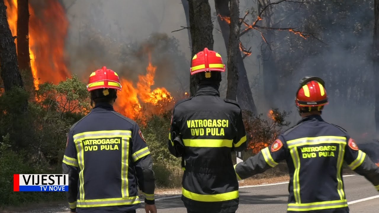 Vijesti TVN - Požar na Valdebeku - Vatra progutala 40 hektara 11.07.2022.