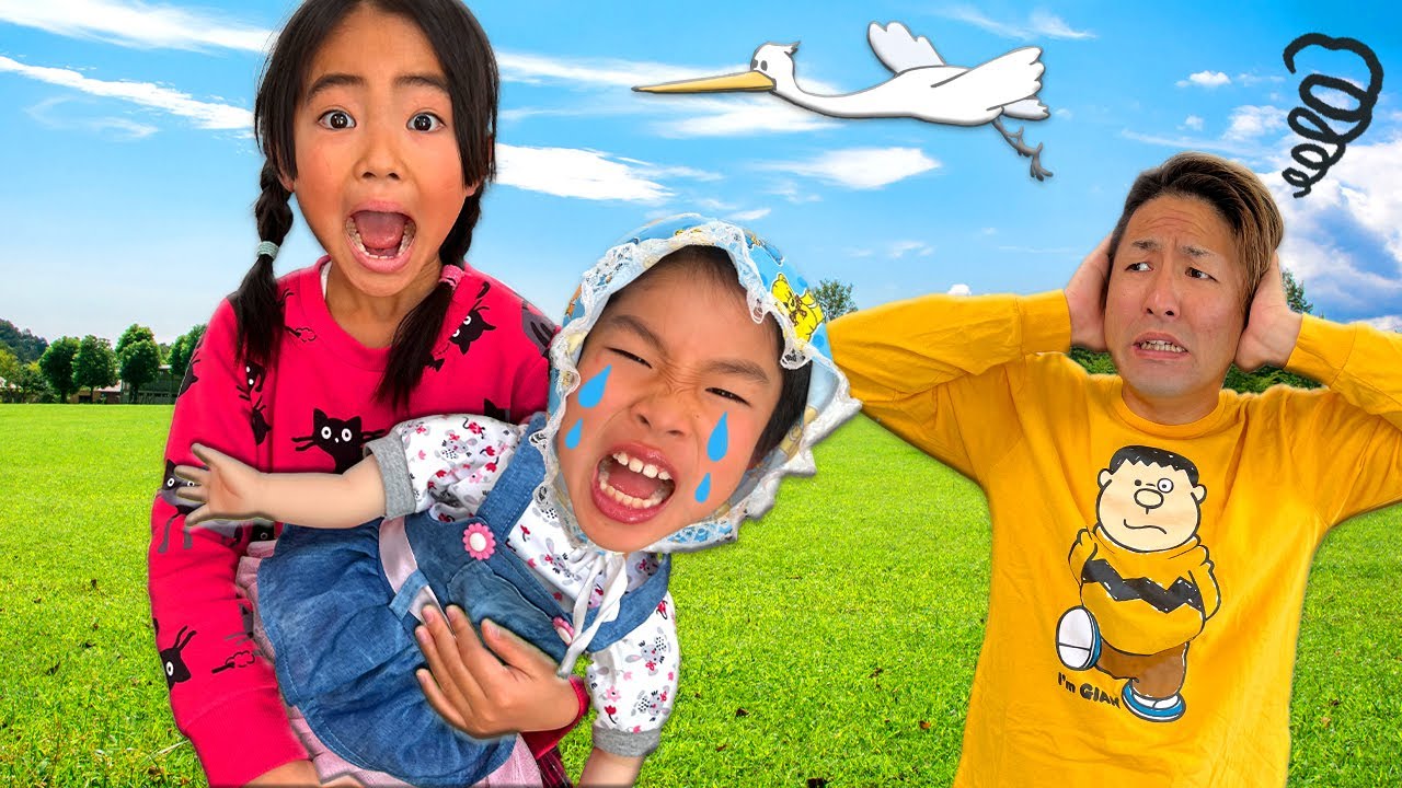 【寸劇】あーたんが赤ちゃんを見つけた！ママみたいにお世話できるかな？ ほか　Ahtan found a doll and pretends to be a parent　かえであーたん