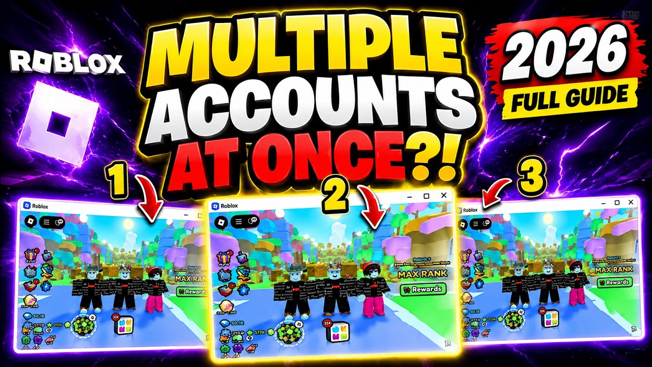 How to Run Multiple Roblox Accounts 2026 | Multi Instance Manager Tutorial