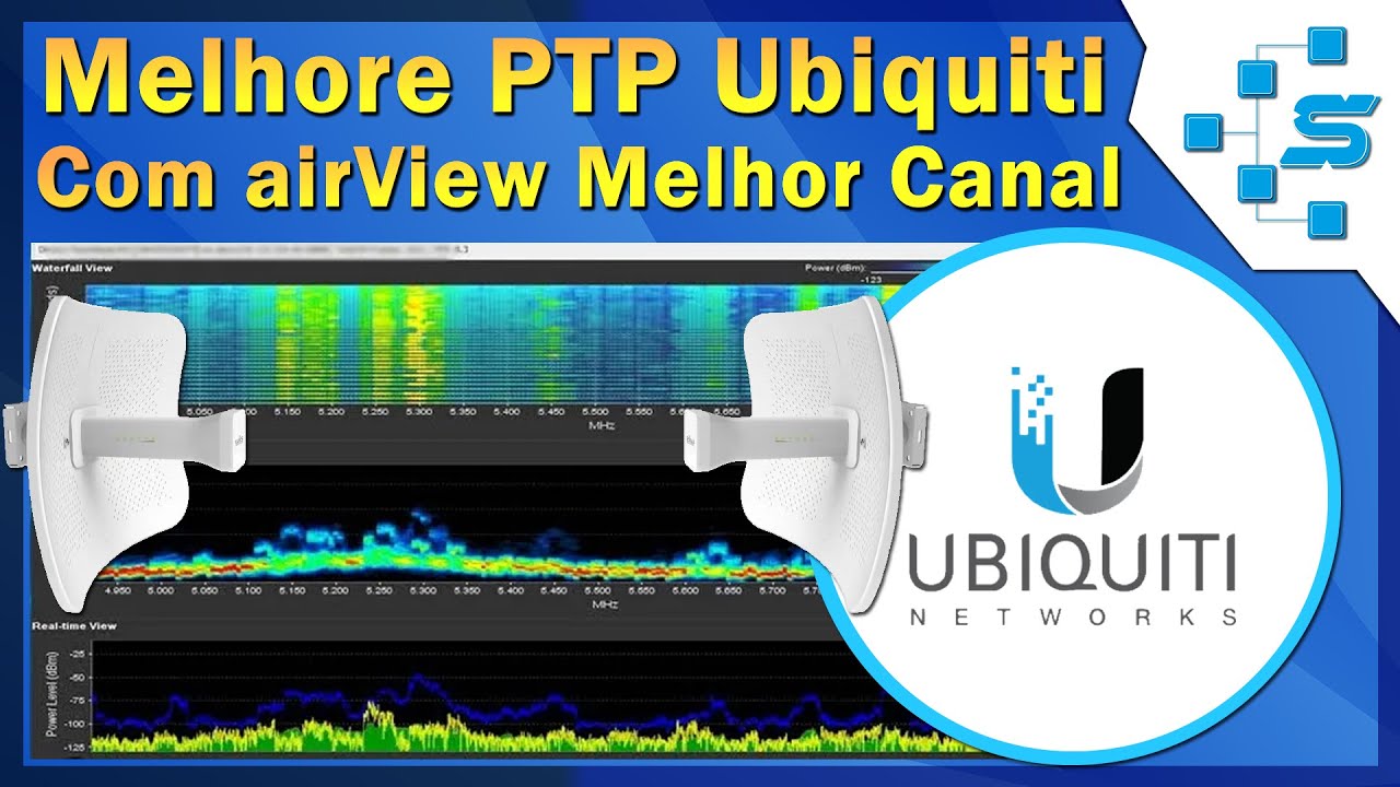 Melhore PTP Ubiquiti Com airView Escolha Melhor Canal de Conexão