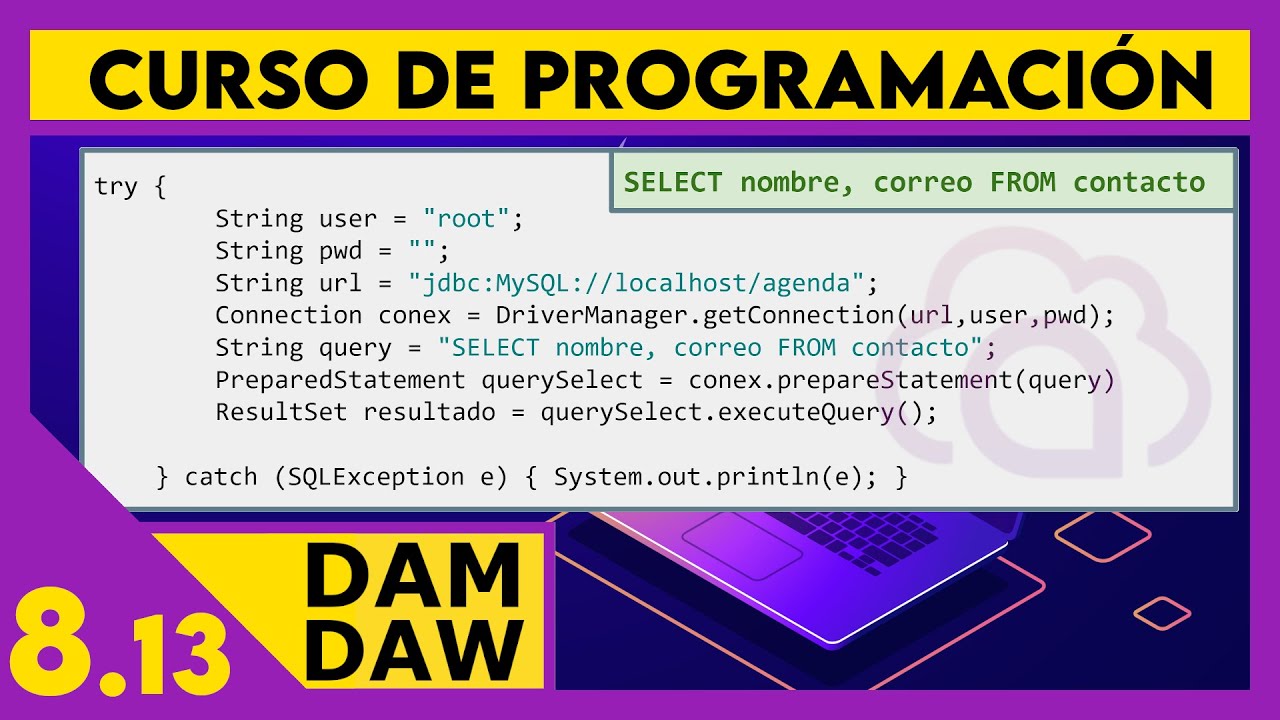 MySQL en JAVA: SELECT ☕ DAM - DAW