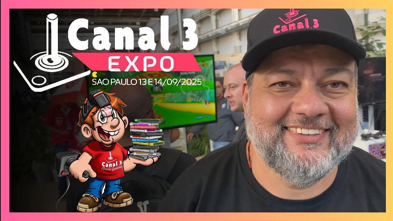 CANAL 3 2025 - Cobertura Fatástica do Evento Retrogame