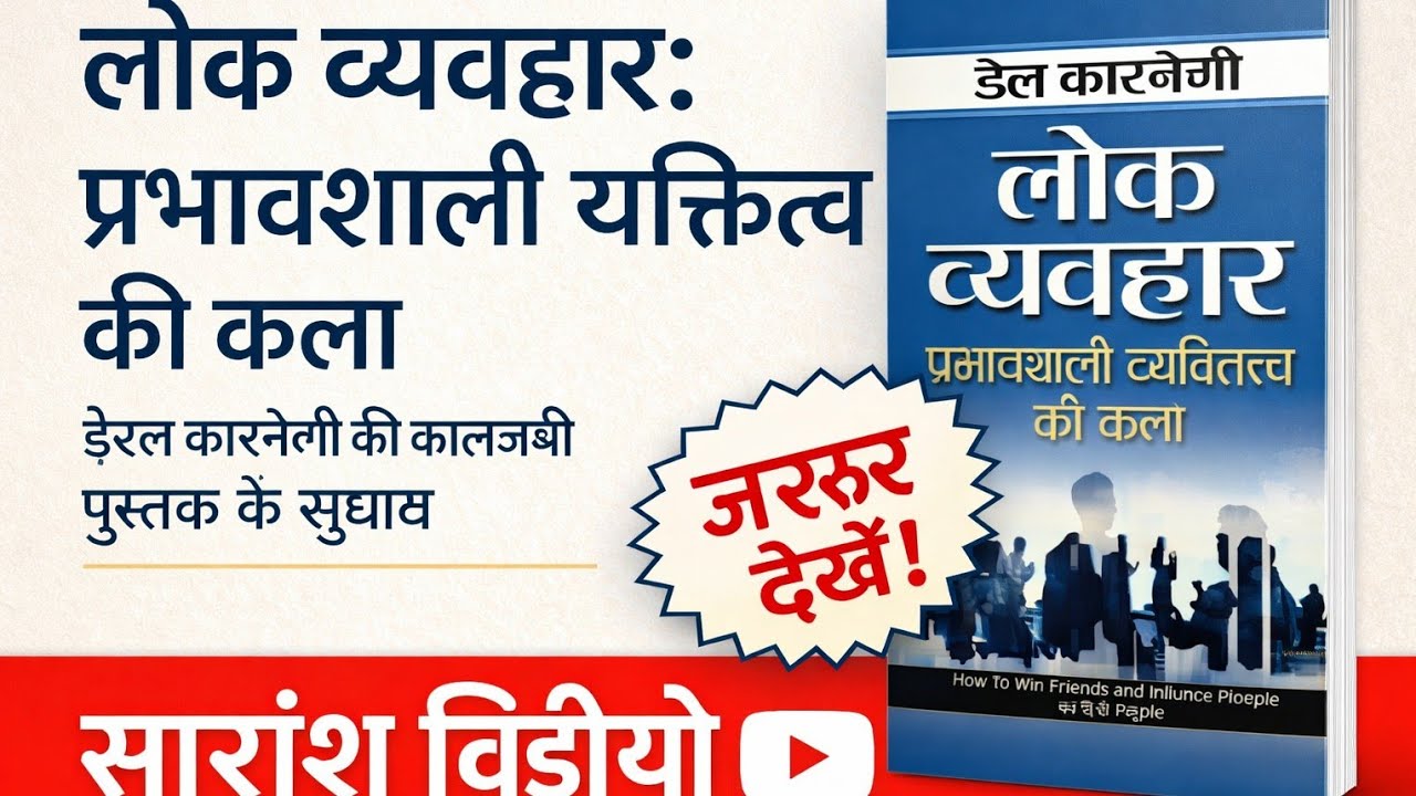 लोगों को प्रभावित करने की सीक्रेट कला 🤯 | Lok Vyavahar Book Summary Hindi 