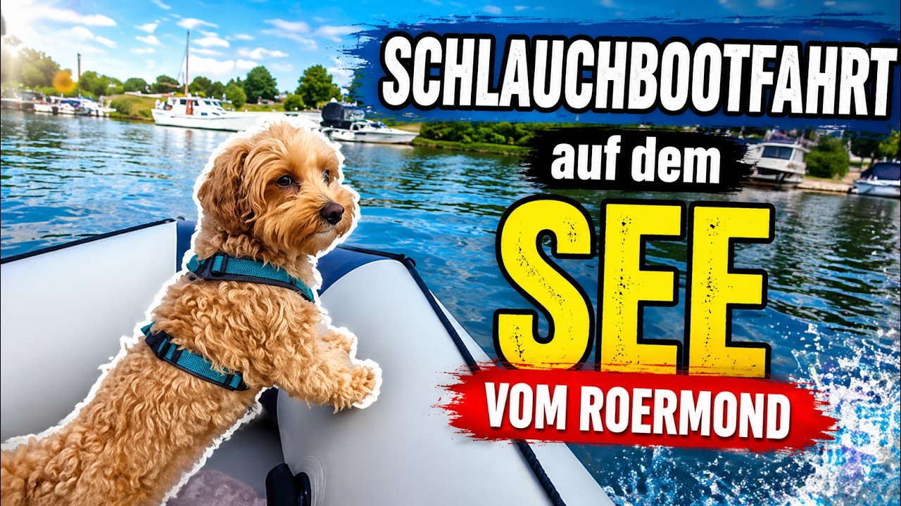 Schlauchboot-Tour mit Camper Freunden auf den Roermonder Seen