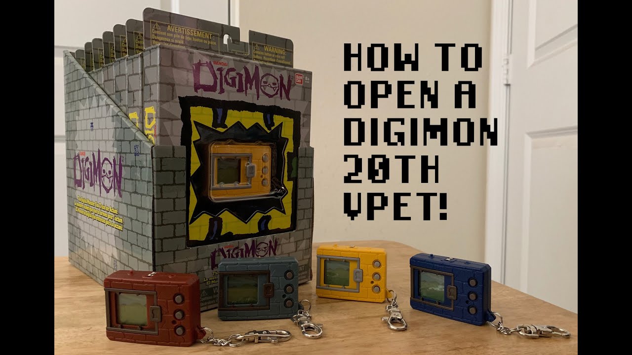 How to tear apart and replace parts on a Digimon 20th anniversary Vpet!