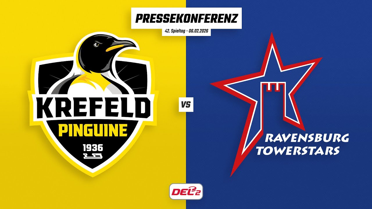 Pressekonferenz 42. Spieltag | Krefeld Pinguine - Ravensburg Towerstars