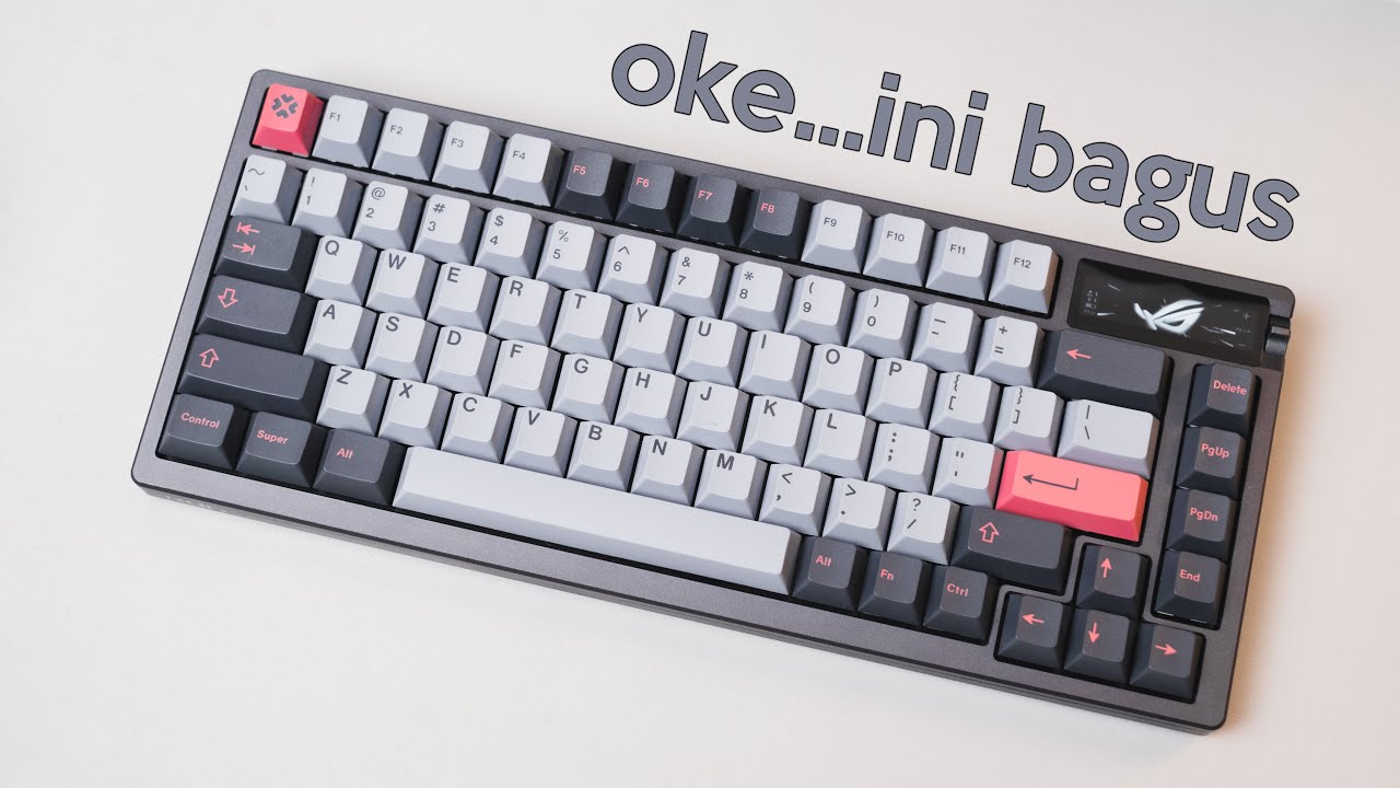 Gua cobain ROG Azoth Keyboard dan...