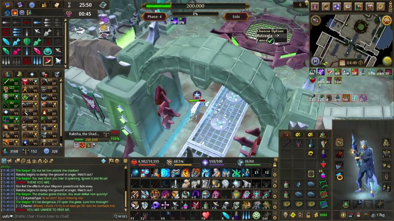 RuneScape 3 - Raksha Mage Camp 1:24 (No Prebuild)