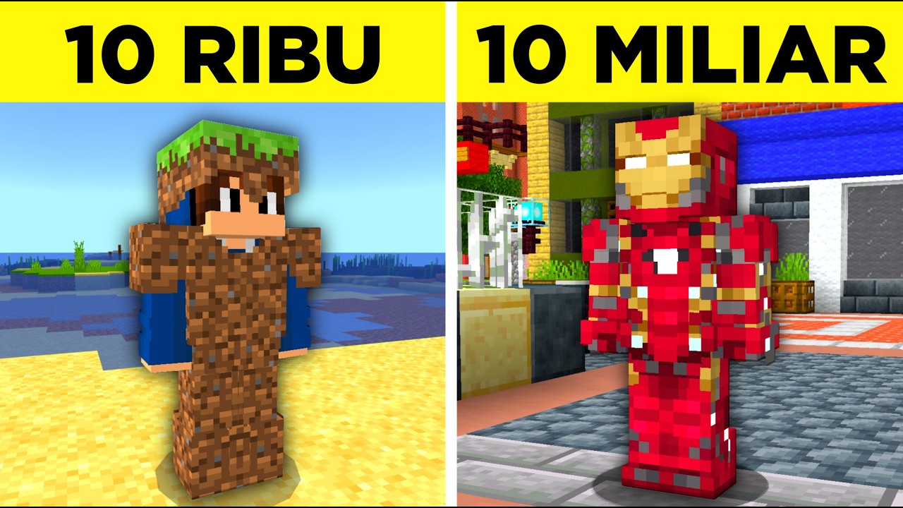 30 Item Termahal Rp1.000 VS Rp10 MILIAR Di Minecraft