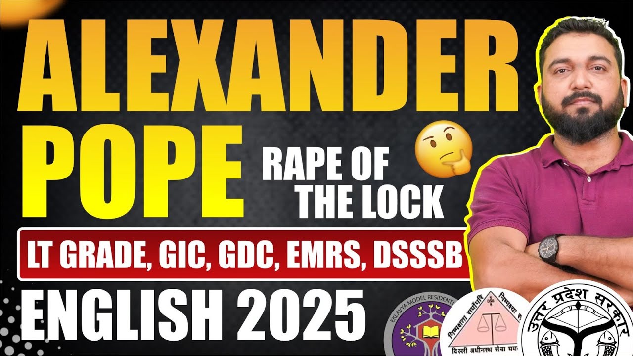 History of Neoclassical & Augustan Age | Age of Alexander Pope Explained by Vineet Sir