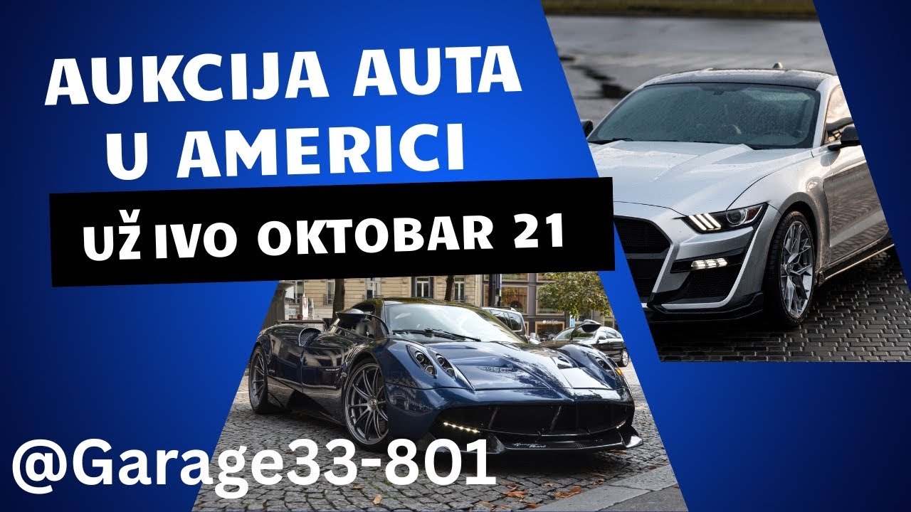 Aukcija auta u Americi oktobar 21 sa zanimljivim modelima 
