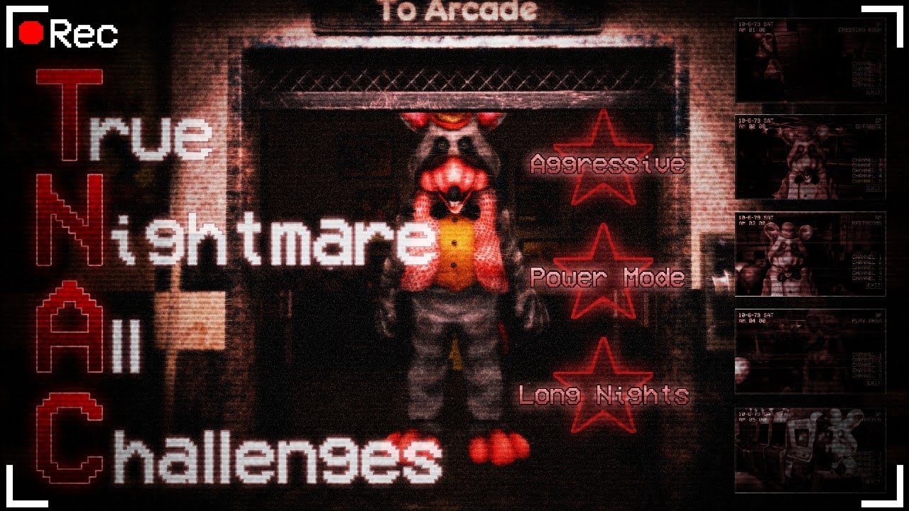 FNACEC:R - True Nightmare All Challenges (FORMER TOP 1 MAX MODE)