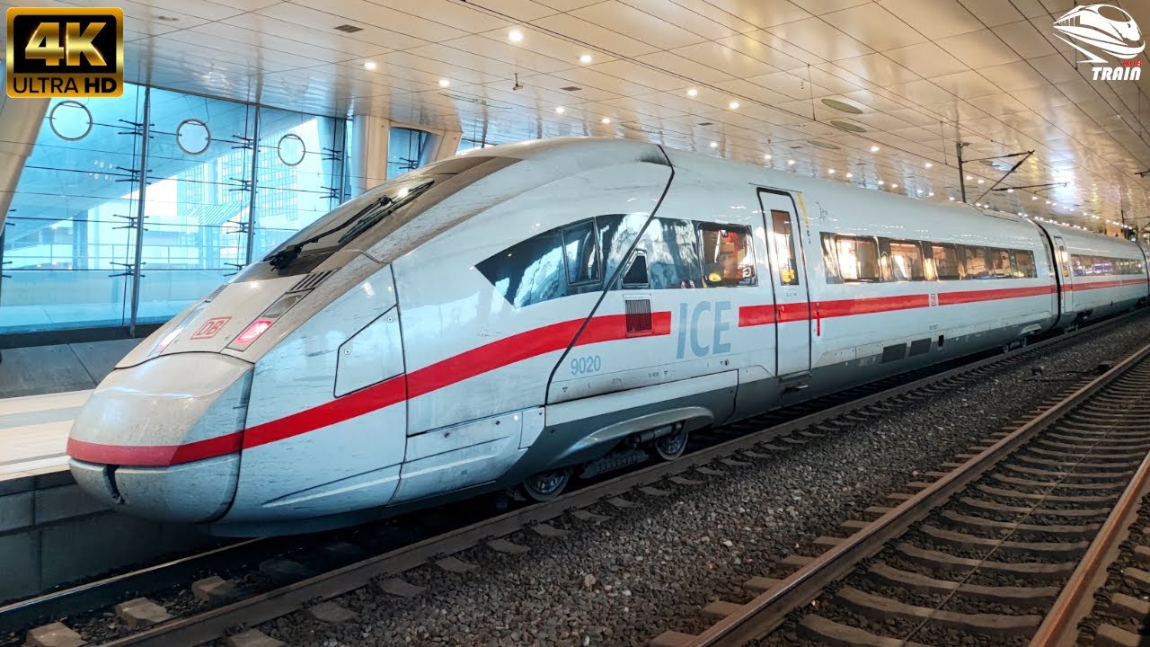 4K: Frankfurt Airport train Station | Züge am Frankfurt Flughafen bahnhof