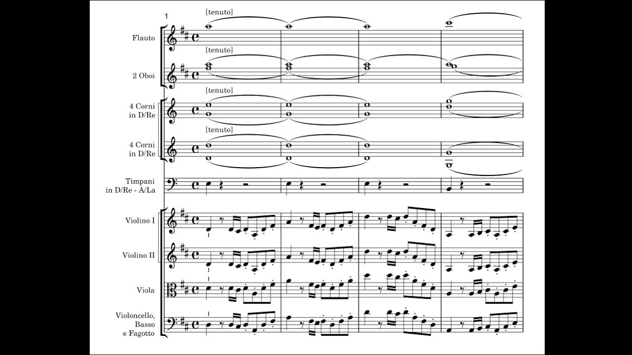 Example of cliche in Galant Style
