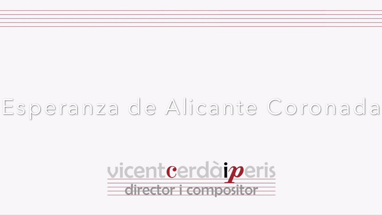 Esperanza de Alicante Coronada