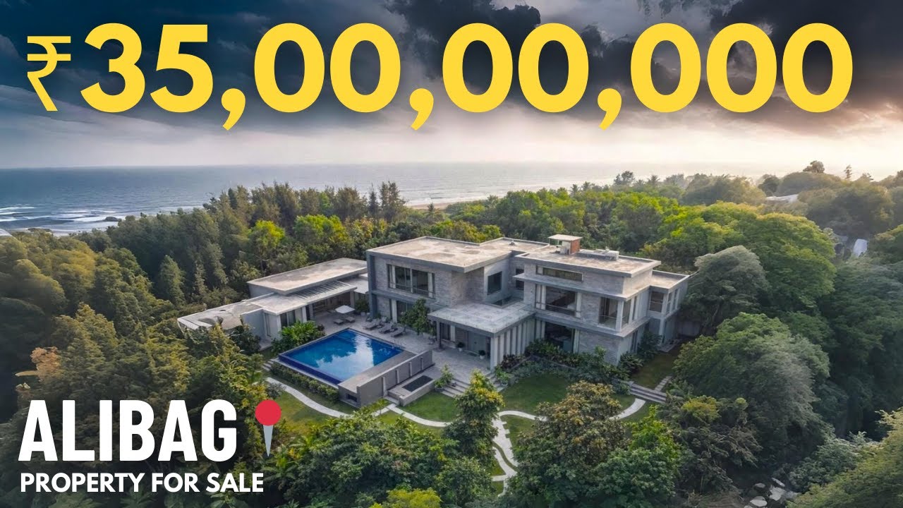 Luxury 6 BHK Villa in Alibag | 13,000 Sqft Fully Furnished Estate | Private Pool, Near Mandwa Jetty