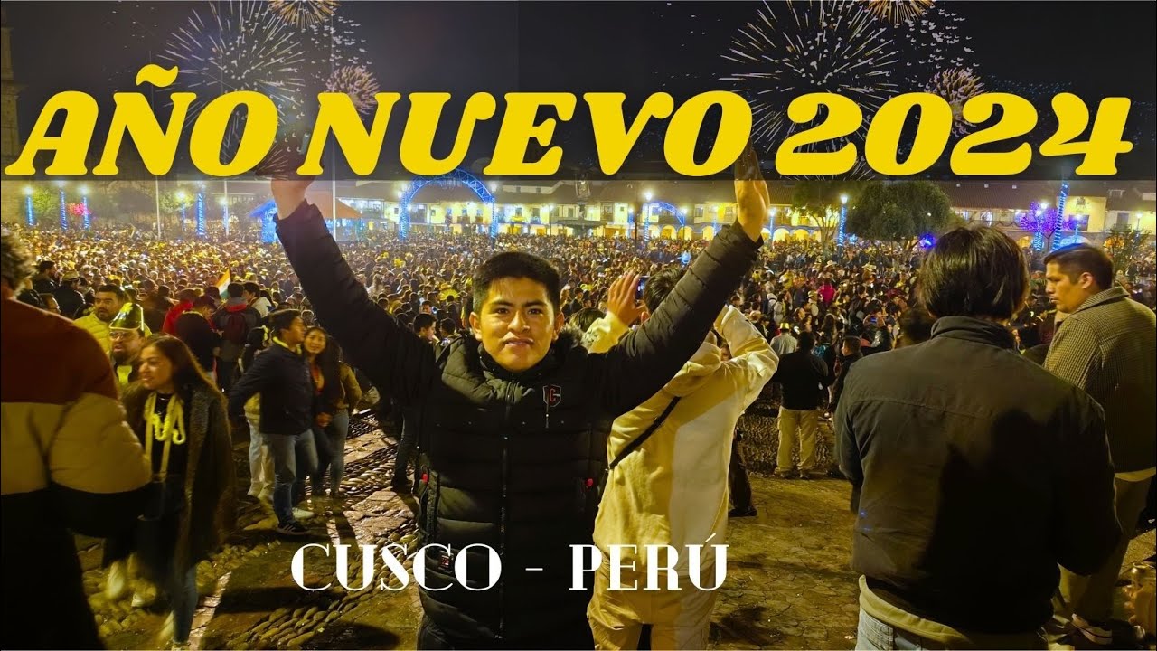 Así reciben el  AÑO NUEVO EN CUSCO - Perú / Feliz 2024