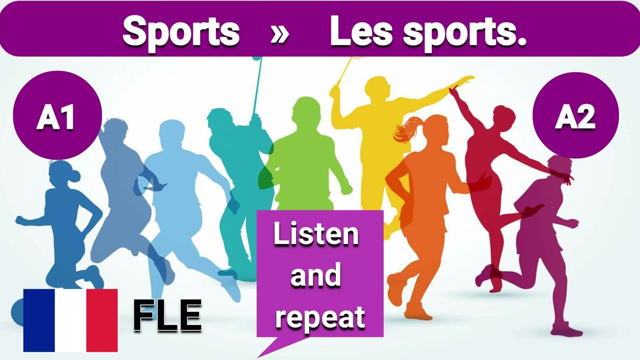 Vocabulaire - Les sports + Dialogues  Français Facile - Easy French @frenchonline