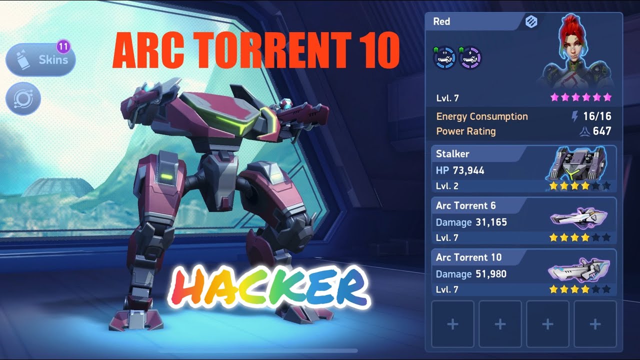 STALKER WITH ARC TORRENT 10 GAMEPLAY 😨&ndash; Shock and Hunt ⚡🎯 | Mech Arena