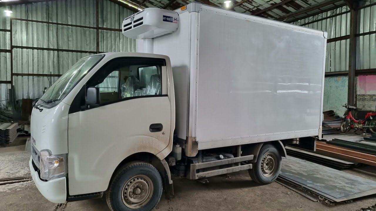 review isuzu traga box pendingin  hwasung HT 100