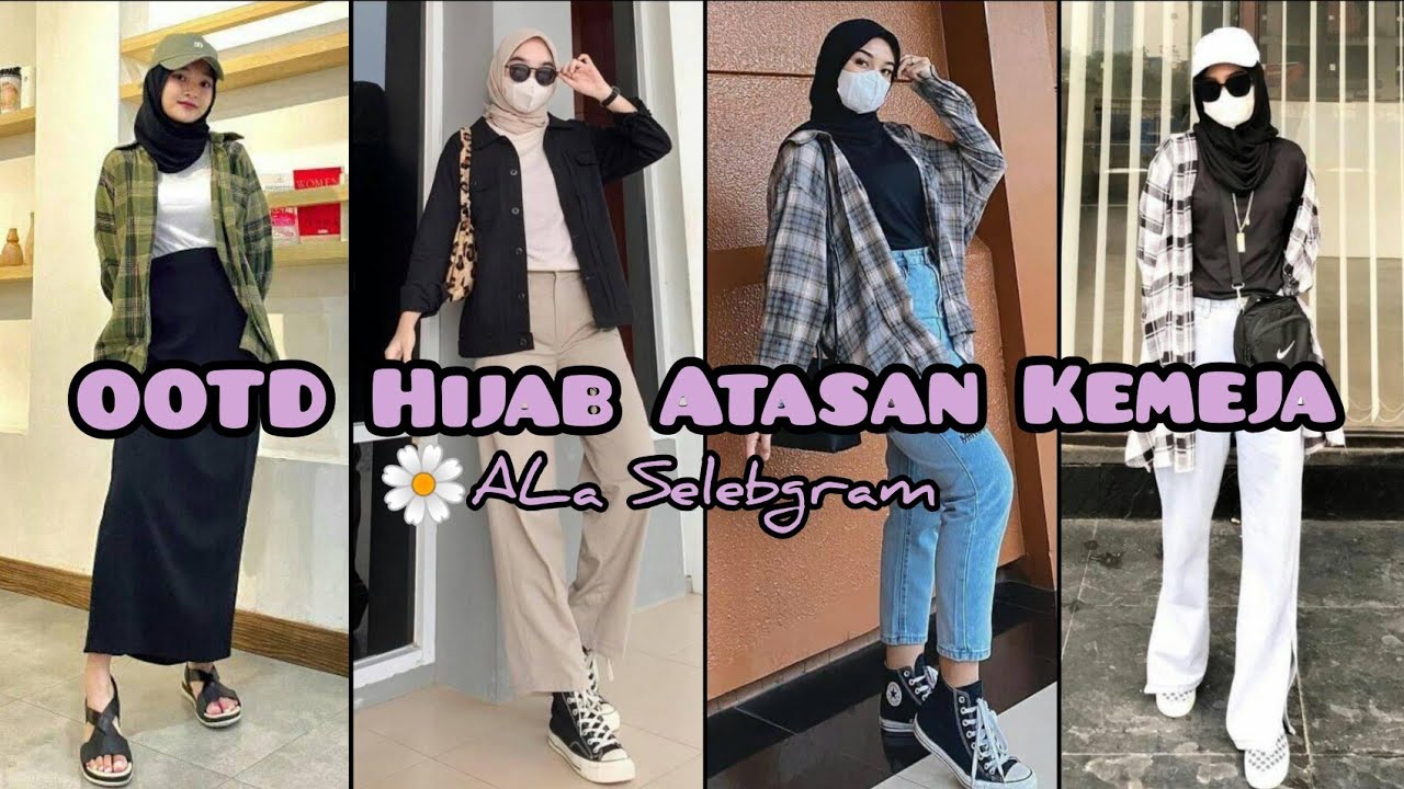 OOTD Dengan Atasan Kemeja🌼 || Ala Selebgram Terbaru 2021