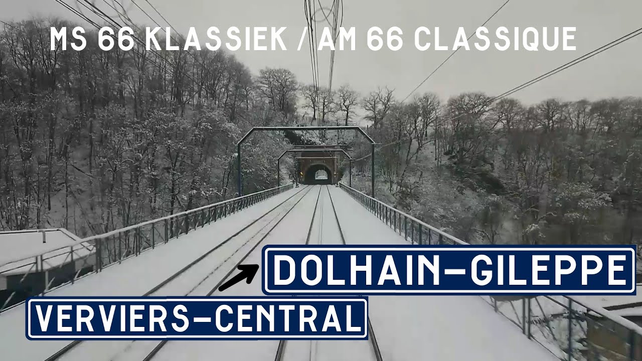 Rear View Verviers - Dolhain-Gileppe AM MS 66 Classique Klassiek - Sneeuw Neige Schnee Snow