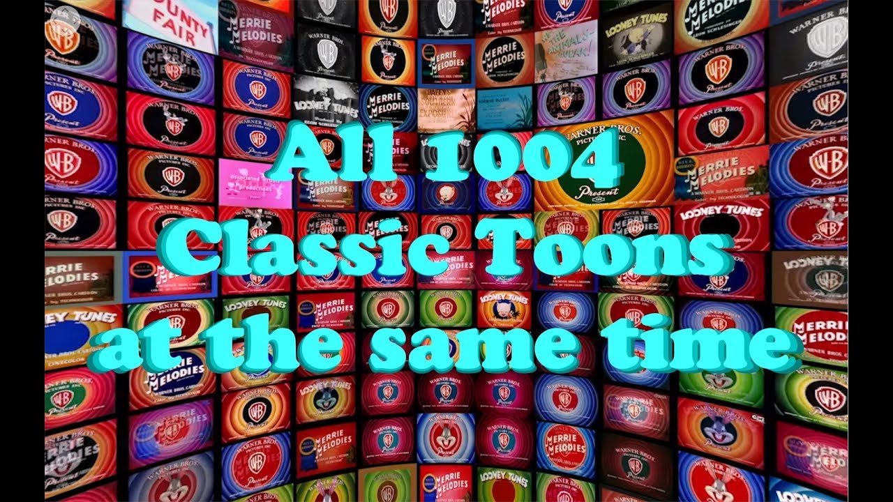 360° Classic Looney Tunes/Merry Melodies (All 1004 shorts at the same time) (4K)