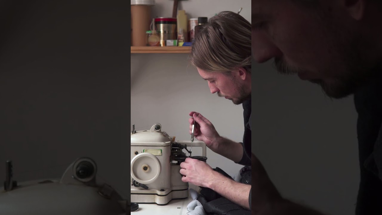 Satisfying to Watch a Tailor Sewing Fur on Furrier Machine #shorts