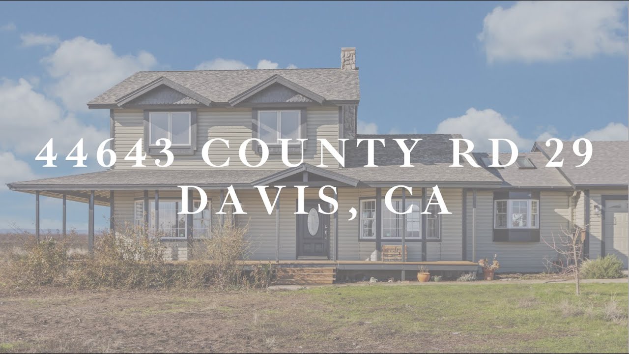Country Home + Ag Land For Sale in Davis, CA