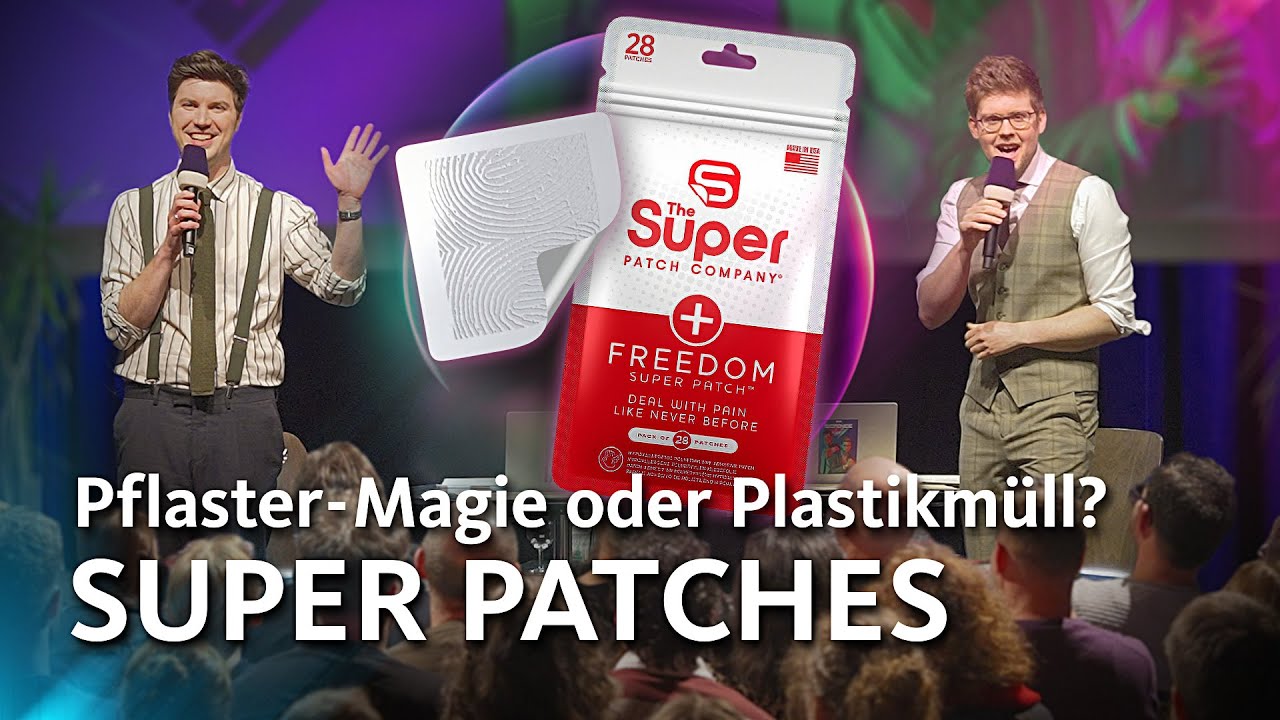 SUPER PATCH live ENTLARVT! Pflaster f&uuml;r Leichtgl&auml;ubige | Podcast #100 | Quarks Science Cops